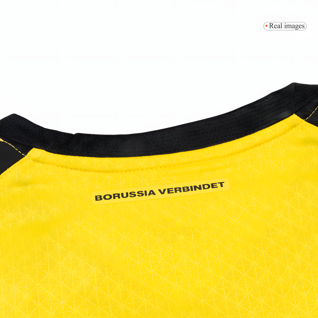 Borussia Dortmund 2025-26 Yellow Home Football Jersey, Fan Version
