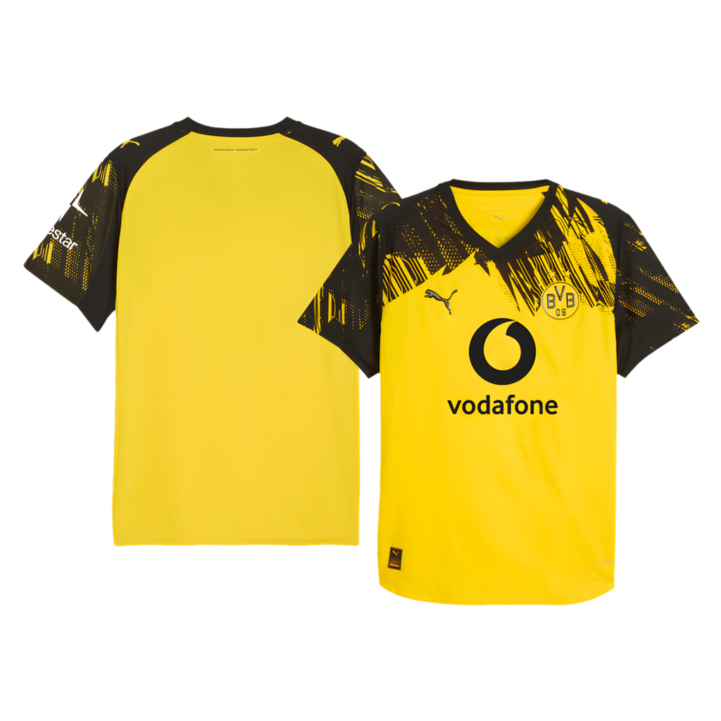 Borussia Dortmund 2025-26 Yellow Home Football Jersey, Fan Version