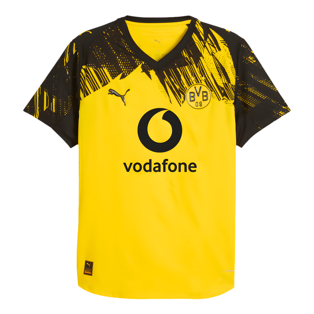 Borussia Dortmund 2025-26 Yellow Home Football Jersey, Fan Version