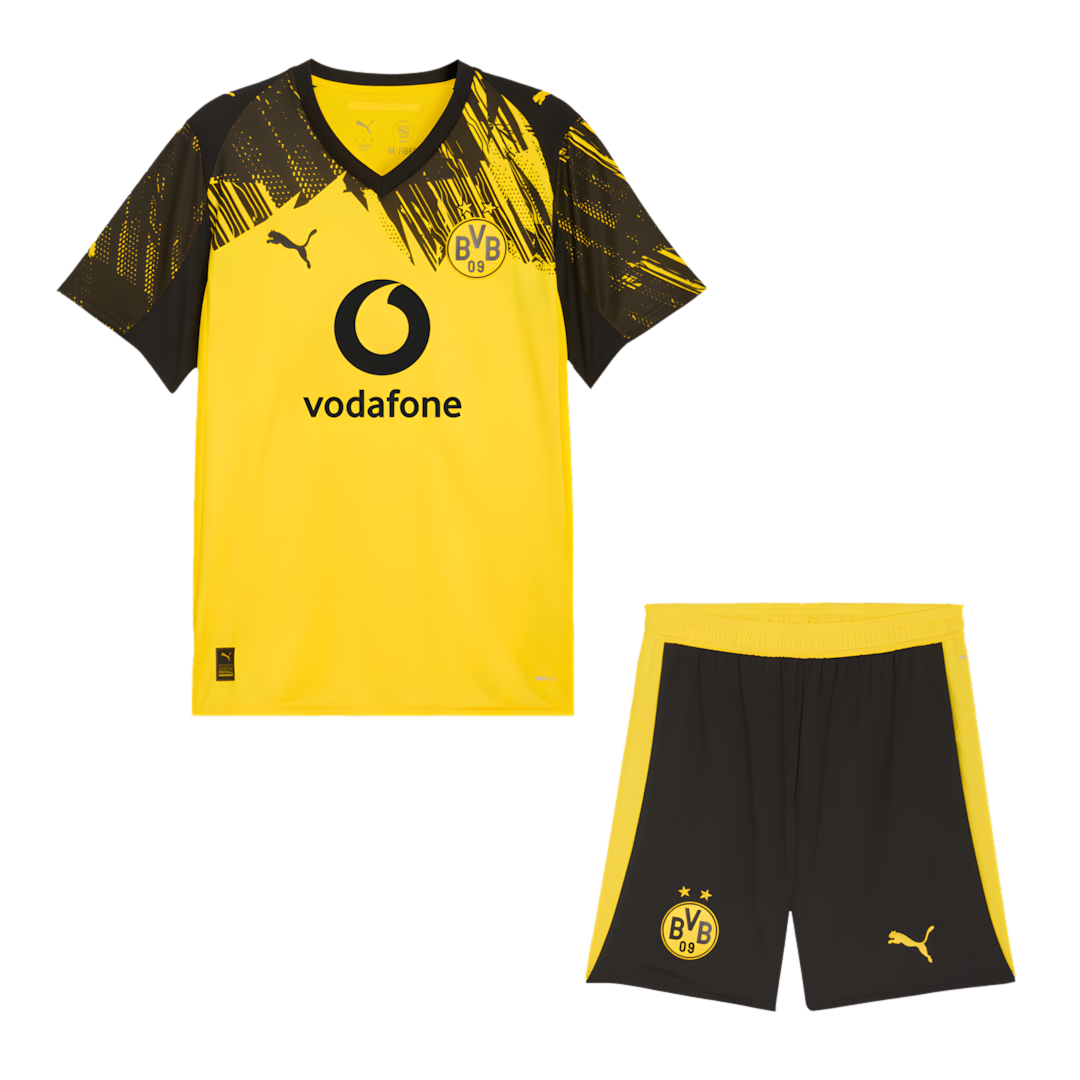 Borussia Dortmund Home Jersey, Yellow Themed Color, 2025-2026 Season