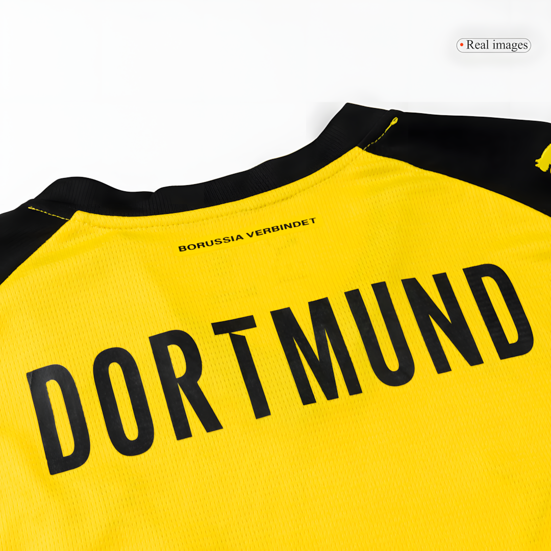 Borussia Dortmund Home Jersey, Yellow Themed Color, 2025-2026 Season