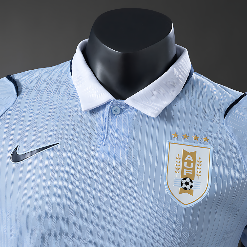 2026 Uruguay World Cup Home Player Version Jersey Short Sleeve Premium Quality Soccer Kit