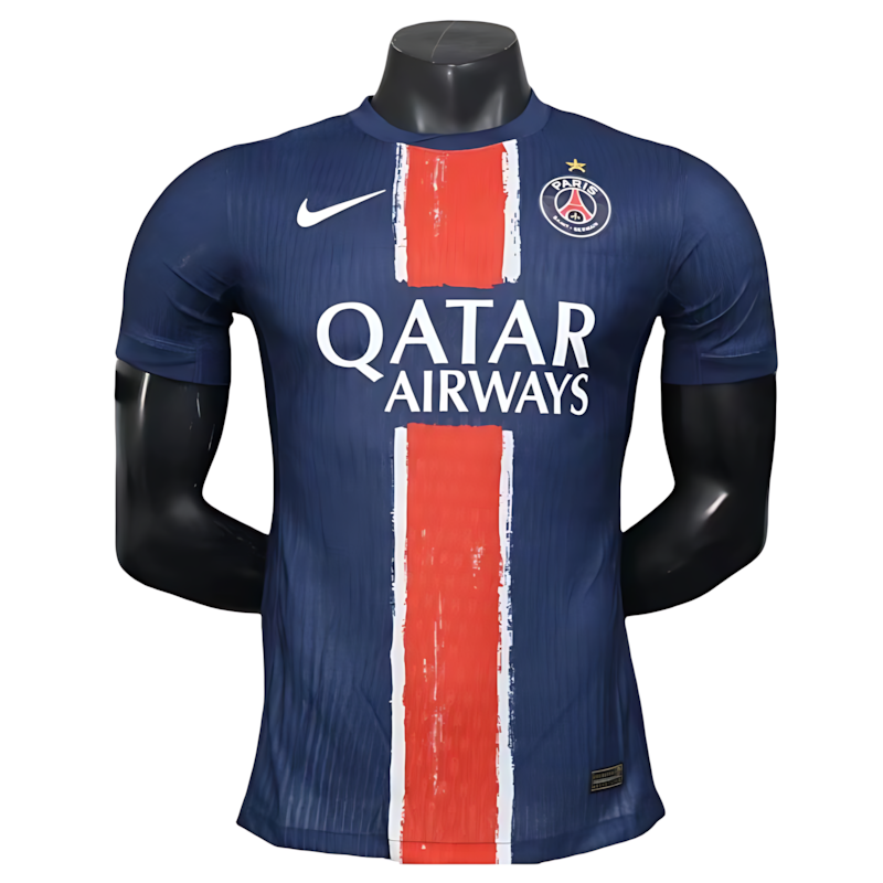 2024-25 Season PSG European Champions Home Player Version Football Jersey