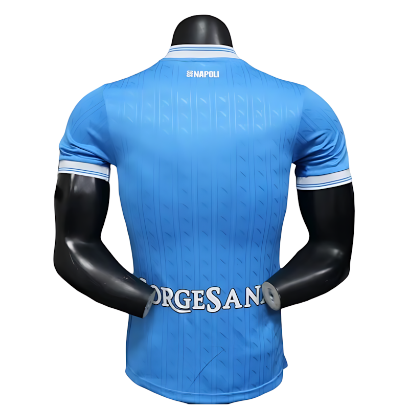2025/2026 Season Napoli Blue Home Player Version Football Jersey