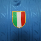 2025/2026 Season Napoli Blue Home Player Version Football Jersey