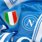 2025/2026 Season Napoli Blue Home Player Version Football Jersey