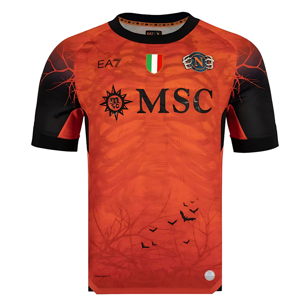 25-26 Napoli Halloween Orange Football Shirt Special Edition Match Shirt