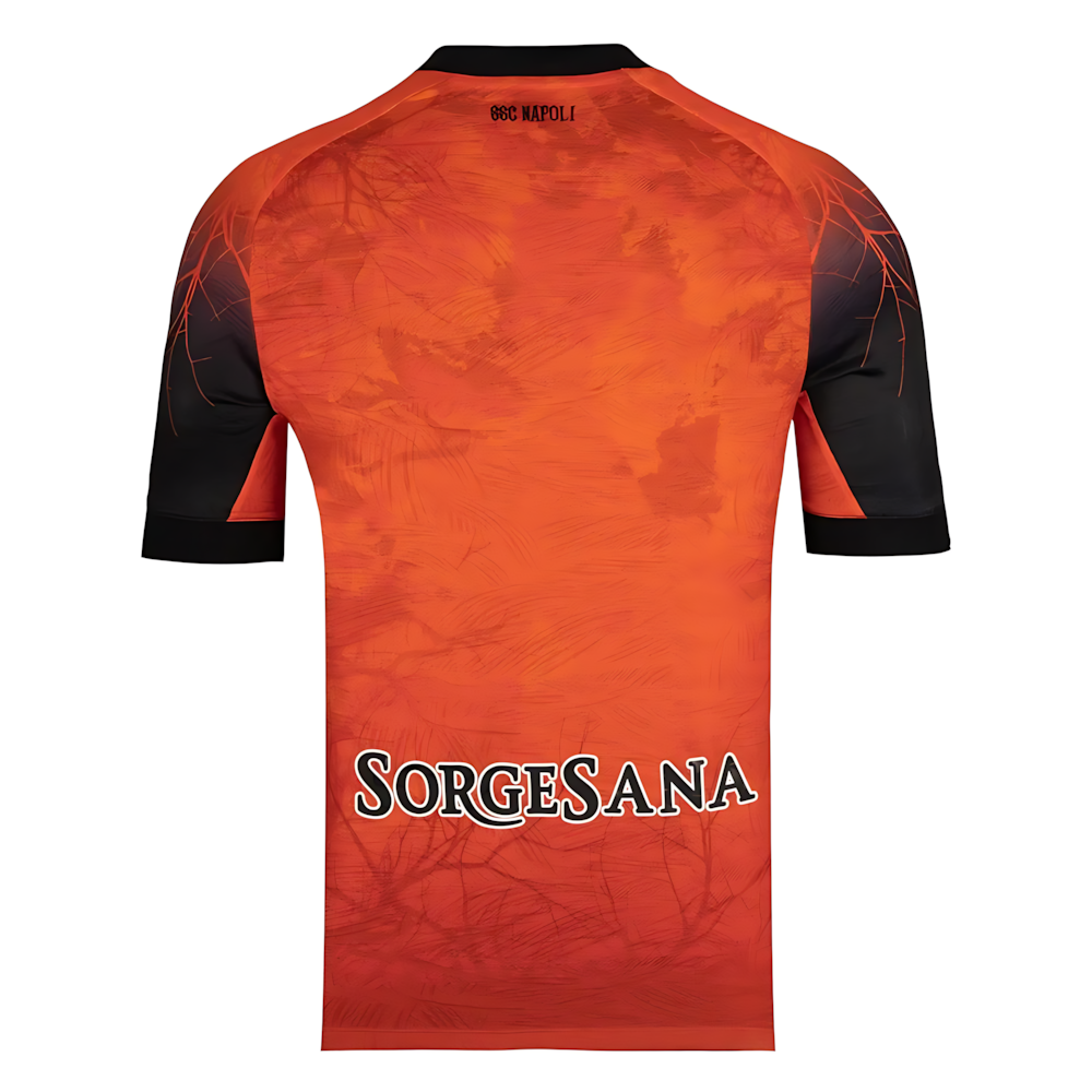 25-26 Napoli Halloween Orange Football Shirt Special Edition Match Shirt