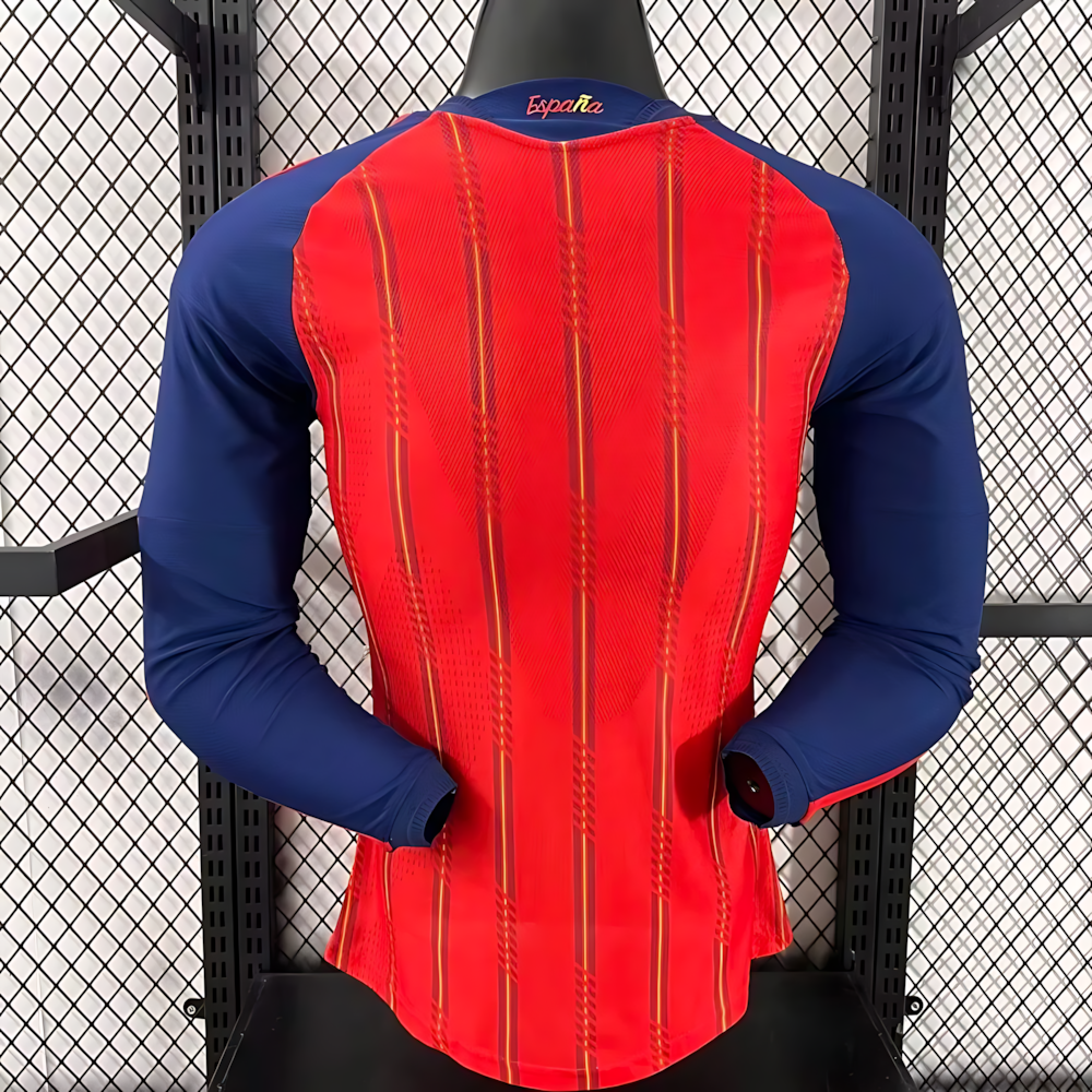 2026 Spain Home Long-Sleeved Football Jerseys