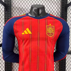2026 Spain Home Long-Sleeved Football Jerseys